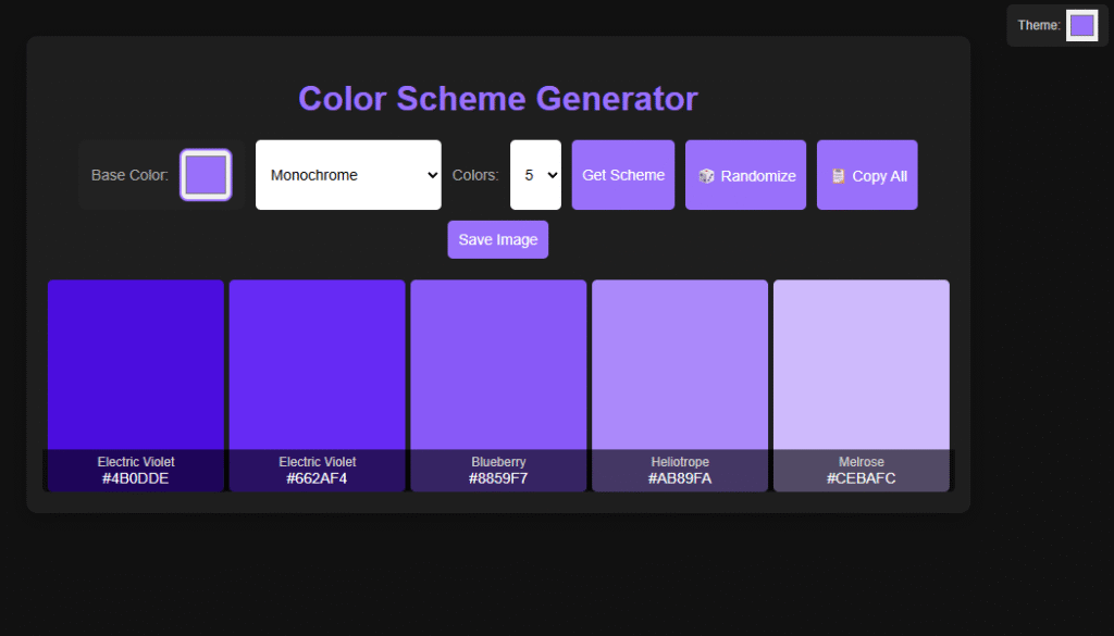 ColorSchemeGenerator